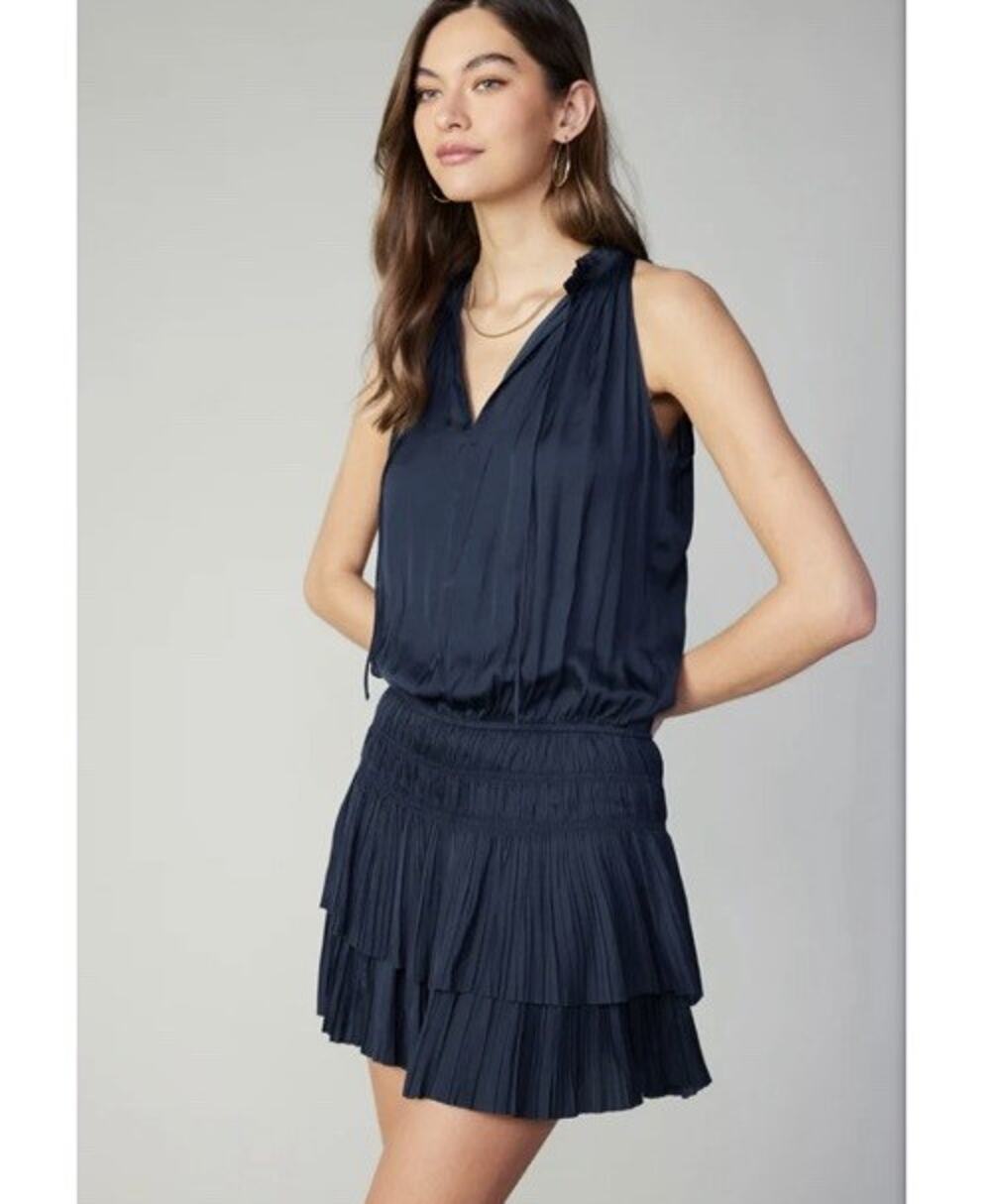 Current Air Cara Sleeveless Pleated Dress Size S